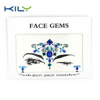 Face gems festival jewels stickers for party decoration KB-1002