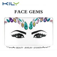 New face jewelry sticker Crystal tattoo Face Gems KB-1129