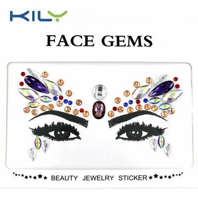 New top quality face jewels body sticker Face Gems KB-1144