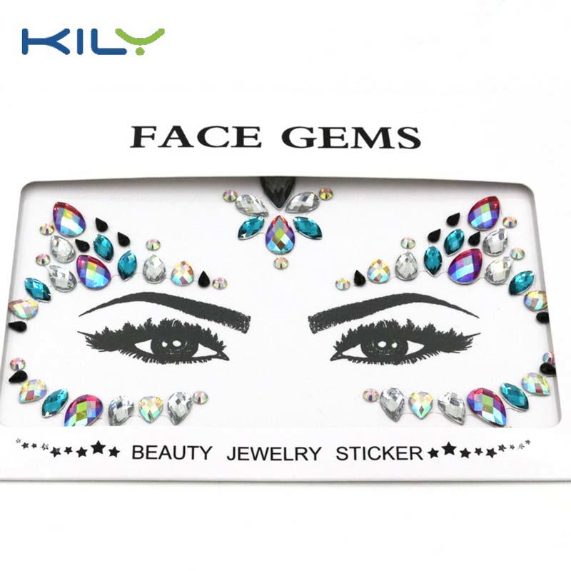 KILY custom face rhinestones manufacturer for fashion show-1