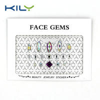 DIY face gems sticker face jewels festival body gems sticker KB-1001