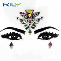 KILY Mermaid styles face gems Carnival designs body jewels sticker KB-1008