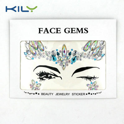 KILY Festival Season Face Jewels Gemstone for Halloween Makeup KB-1069