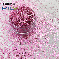 KILY cosmetic different color PET shifting glitter for party XC001C