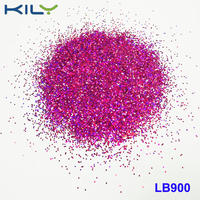 KILY Cosmetic polyester laser glitter holographic rose glitter LB900