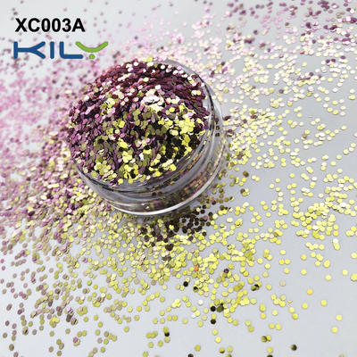 KILY Cosmetic two color change color shifting makeup glitter XC003A