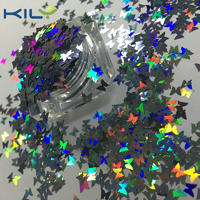 KILY Laser Butterfly Glitter Cosmetic Polyester Glitter for Nail LB1002