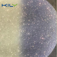 KILY UV Glitter Change Color in Sun Blue PET Glitter for Tumbler