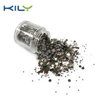 KILY Cosmetic PET 10g Jars Chunky Glitter Mix Glitter CG50