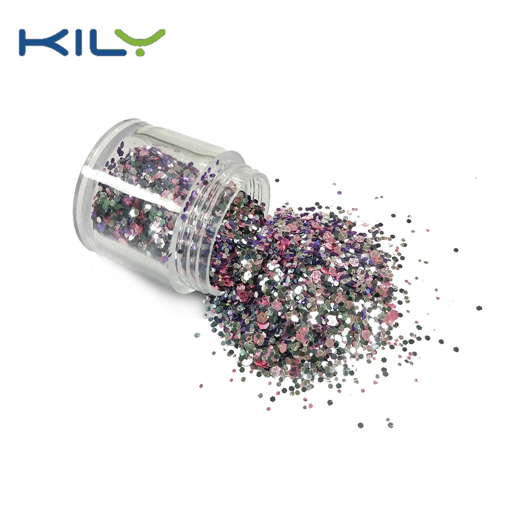 KILY Glitter Manufacturer Polyester Resin Glitter for Christmas CG64
