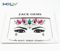 Pink Crystal Festival Face Gems for Body Makeup KB-1151
