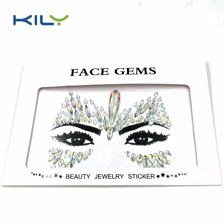 Halloween face gems sticker mermaid crystal jewels for makeup KB-1151-1