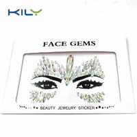 Halloween face gems sticker mermaid crystal jewels for makeup KB-1151-1