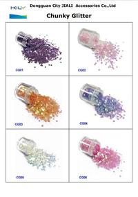 E-Catalog of Chunky Glitter Mix Color Glitter Powder