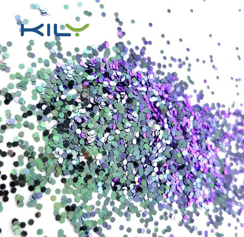 KILY Chameleon glitter color change glitter for car and nail art